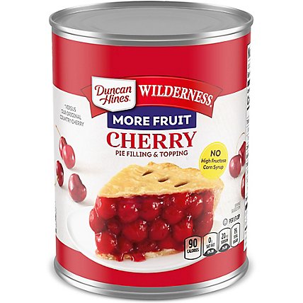 Duncan Hines Wilderness Pie Filling & Topping More Fruit Cherry - 21 Oz - Image 2