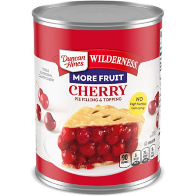 Duncan Hines Wilderness Pie Filling & Topping More Fruit Cherry - 21 Oz