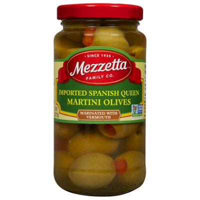 Mezzetta Olives Martini Imported Spanish Queen - 6 Oz