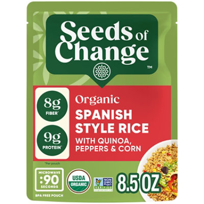 SEEDS OF CHANGE Organic Rice Spanish Style - 8.5 Oz - Image 1