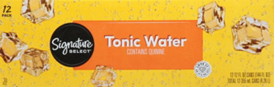 Signature SELECT Tonic Water Contains Quinine - 12-12 Fl. Oz. - Image 6