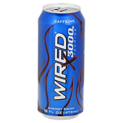 WIRED Energy Supplement Extreme Maximum Taurine - 16 Fl. Oz. - Image 1
