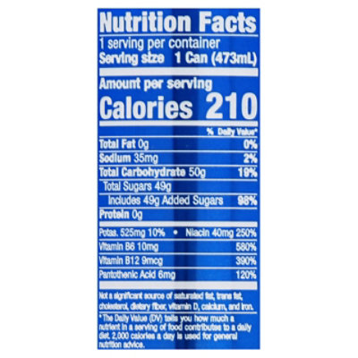 WIRED Energy Supplement Extreme Maximum Taurine - 16 Fl. Oz. - Image 4