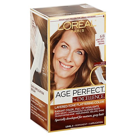 Loreal Excellence Age Perfect 6b Soft Neutral Brown - Each
