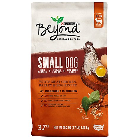 Beyond Dog Food Small Dog White Meat Chicken Barley & Egg Recipe Bag - 3.7 Lb