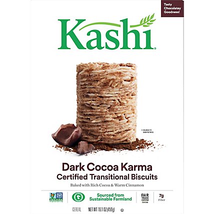 Kashi Breakfast Cereal Vegan Protein Dark Cocoa Karma - 16.1 Oz - Image 2
