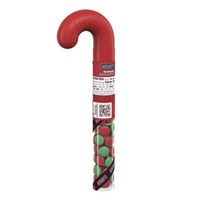 HERSHEY'S Candy Coated Milk Chocolate Candy Plastic Cane - 1.4 Oz - Image 1