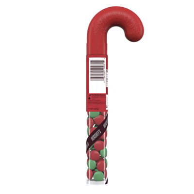 HERSHEY'S HERSHEY-ETS Candy Coated Milk Chocolate Christmas Candy Plastic Cane - 1.4 Oz - Image 2