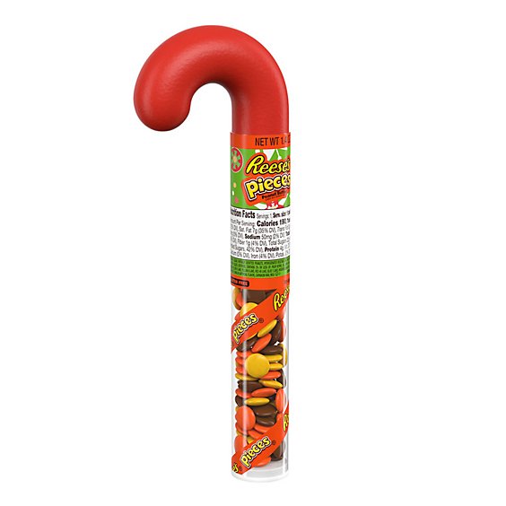 Reese's Pieces Peanut Butter Candy Plastic Cane - 1.4 Oz