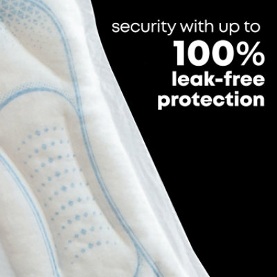 U by Kotex Security Overnight Absorbency Unscented Maxi Feminine Pads - 40 Count - Image 3