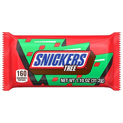 Snickers Candy Bar Christmas Tree - 1.1 Oz - Image 1