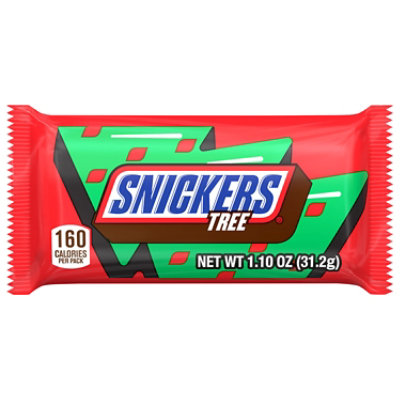 Snickers Christmas Tree Chocolate Candy Bar - 1.10 Oz