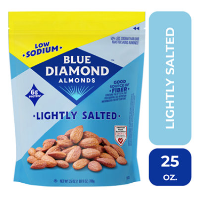 Blue Diamond Almonds Lightly Salted Low Sodium - 25 Oz - Image 3