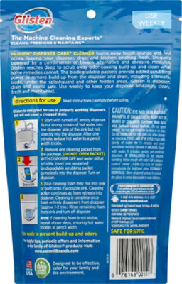 Glisten Disposer Care Foaming Cleaner Disposer & Drain Plus Bleach Alternative Lemon - 4 Count - Image 4