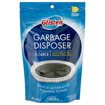Glisten Disposer Care Foaming Cleaner Disposer & Drain Plus Bleach