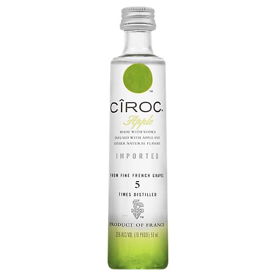 CIROC Vodka Apple 70 Proof - 50 Ml