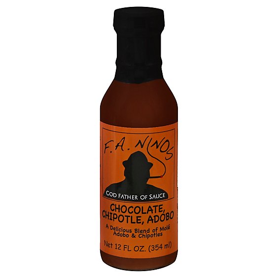 F.A. Ninos Sauce Chocolate Chipotle Adobo - 12 Fl. Oz.
