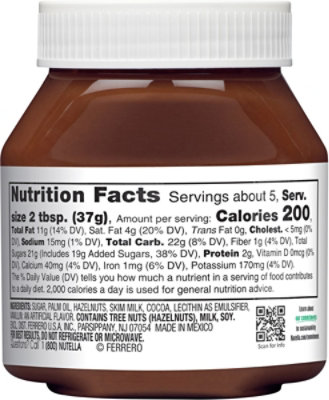 Nutella Spread Hazelnut Cocoa - 7.7 Oz - Image 6