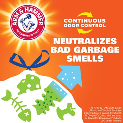 Hefty Trash Bags Drawstring Ultra Strong Tall 13 Gallon Scent Free - 40 Count - Image 4