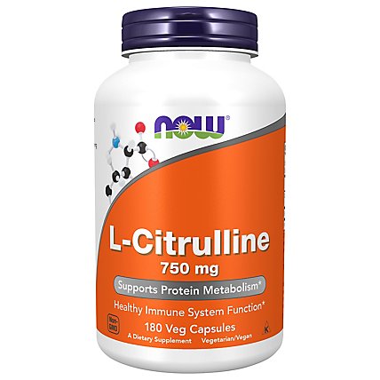 Citrulline  750mg   180 Vcaps - 180 Count - Image 1