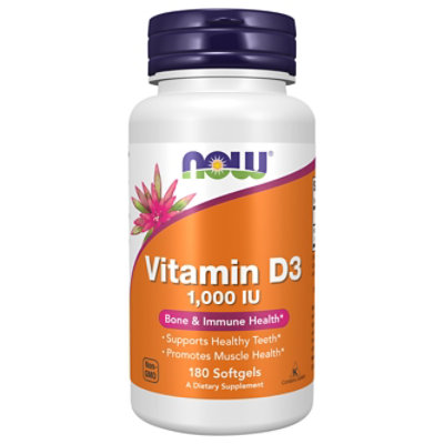 Vit D-3 1000iu - 180 Count - Image 1