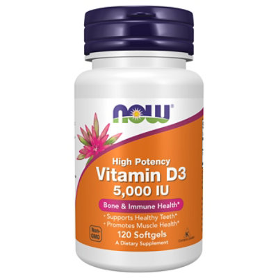 Vit D-3 5000iu 120 Sgels - 120 Count - Image 1