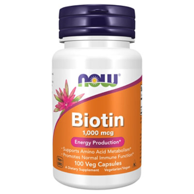 Biotin 1000mcg   100 Caps - 100 Count - Image 3