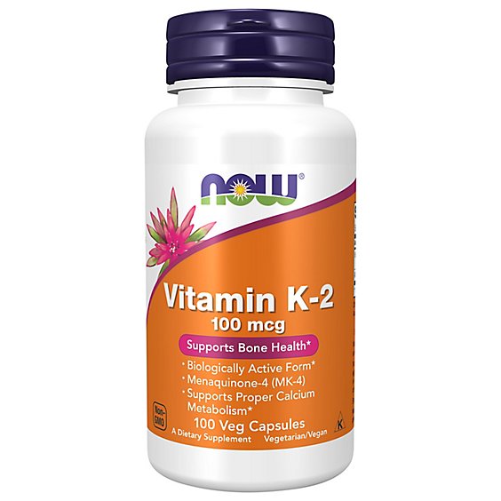 Vitamin  K-2 100mcg  100vcaps - 100 Count
