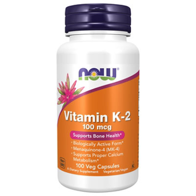 Vitamin  K-2 100mcg  100vcaps - 100 Count - Image 1