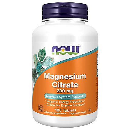 Magnesium Citrate 200mg  100 Tabs - 100 Count - Image 1
