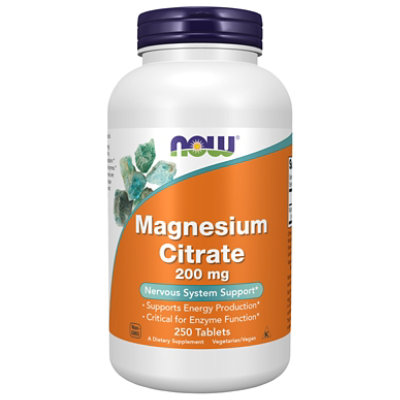 Magnesium Citrate 200mg  250 Tabs - 250 Count