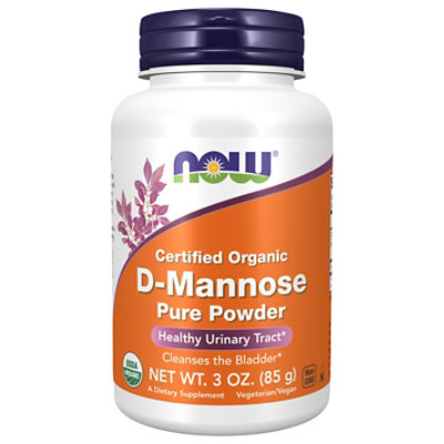 NOW D-Mannose Pure Powder - 3 Oz - Image 3