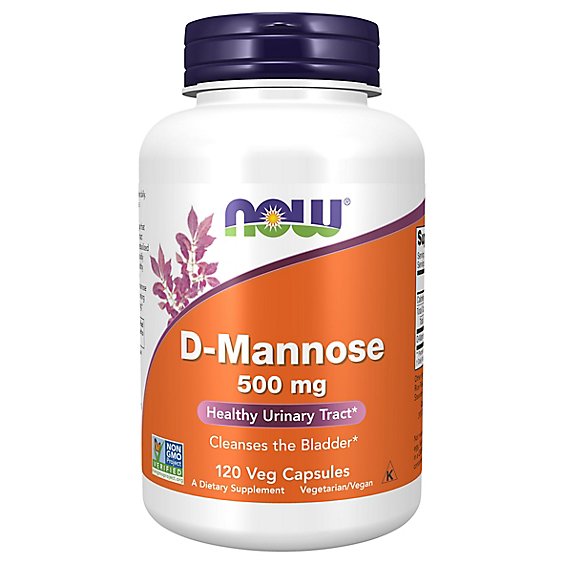D-Mannose 500mg   120 Caps - 120 Count