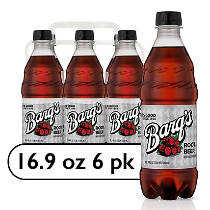 Barqs Soda Pop Root Beer - 6-16.9 Fl. Oz. - Image 1