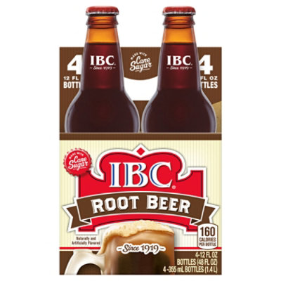 IBC Made With Sugar Root Beer Soda Bottle - 4-12 Fl. Oz. - Image 3