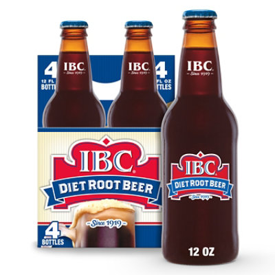IBC Diet Root Beer - 4-12 Fl. Oz. - Image 2