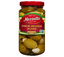 Mezzetta Olives Stuffed Garlic - 6 Oz
