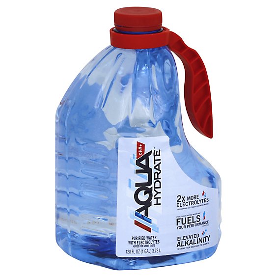 AQUAhydrate Enhanced Water with Electrolytes PH9+ - 1 Gallon