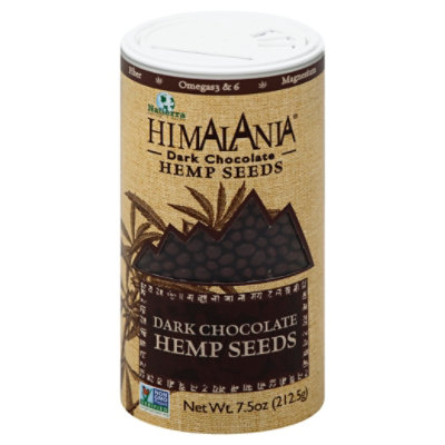 Natierra Himalania Hemp Seeds Dark Chocolate - 7.5 Oz