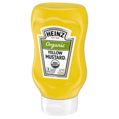 Heinz Organic Yellow Mustard Bottle - 8 Oz - Image 5