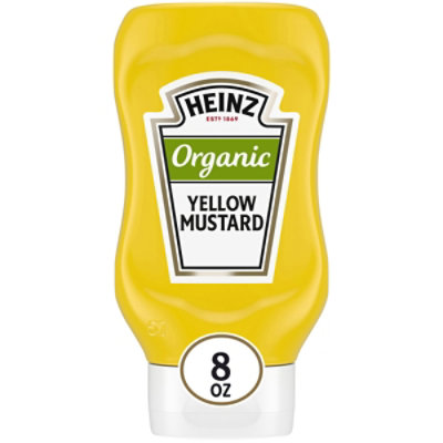 Heinz Mustard Yellow Organic - 8 Oz