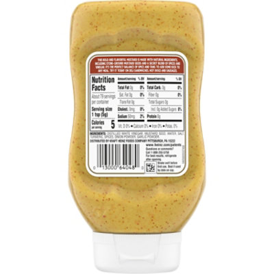 Heinz Mustard Spicy Brown - 14 Oz - Image 2