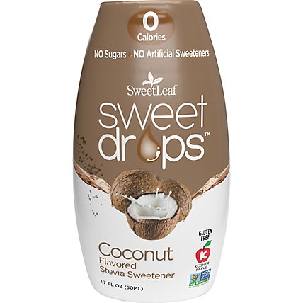 Sweetleaf Sweet Drop Coconut Flavored Natural Stevia Sweetener - 1.7 Oz - Image 2