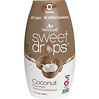 Sweetleaf Sweet Drop Coconut Flavored Natural Stevia Sweetener - 1.7 Oz - Image 2