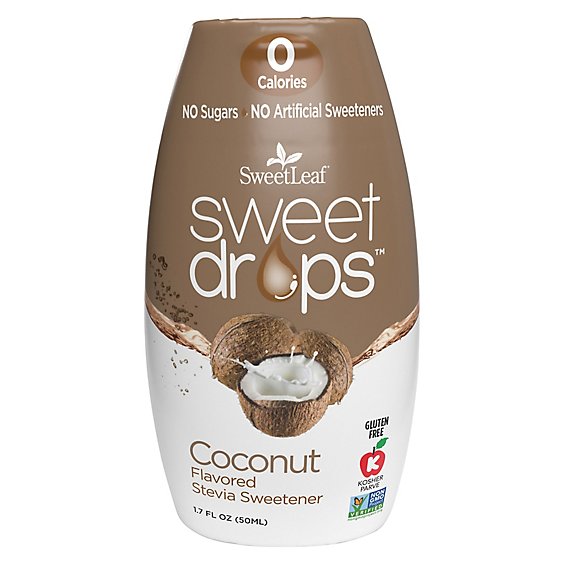 Sweetleaf Sweet Drop Coconut Flavored Natural Stevia Sweetener - 1.7 Oz