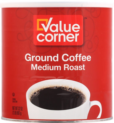 Value Corner Coffee Ground Medium Roast - 32 Oz - Image 2