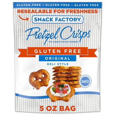 Snack Factory Gluten Free Pretzel Crisps - 5 Oz - Image 1