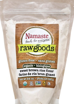 Namaste Raw Goods Sweet Brown Rice Flour - 24 Oz - Image 2