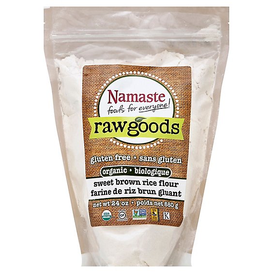 Namaste Raw Goods Sweet Brown Rice Flour - 24 Oz