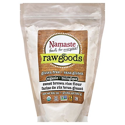 Namaste Raw Goods Sweet Brown Rice Flour - 24 Oz - Image 1